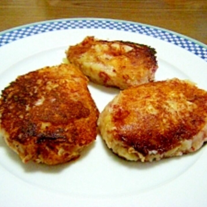 。* お好み焼き風♡じゃがいも団子 *。